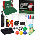 Calendrier de l'avent golf – 24 accessoires avec serviette, manchettes et chaussettes
