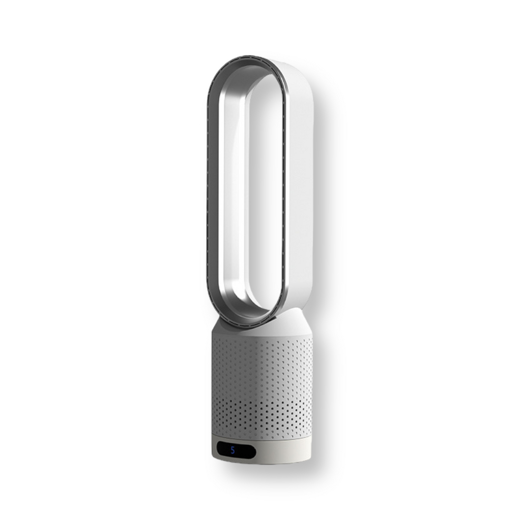 Ventilateur colonne sans pales avec filtre – 8 vitesses, oscillation 90°, télécommande