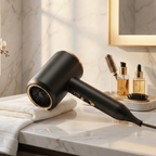 Sèche-cheveux ionique – embout concentrateur, air chaud et froid