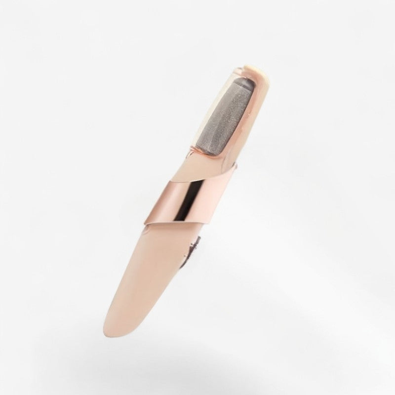 Râpe à pieds électrique rechargeable – tête rouleau, lumière LED intégrée