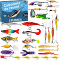 Calendrier de l'avent pêche – 24 leurres pour brochet, perche et truite