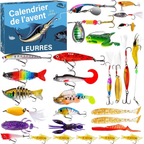 Calendrier de l'avent pêche – 24 leurres pour brochet, perche et truite