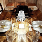 Lampe de table sans fil effet cristal – variateur tactile à trois intensités