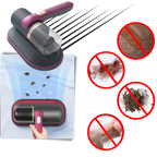 Aspirateur anti-acariens sans fil – lampe UV-C, brosse rotative et tapotement