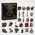 Calendrier de l'avent mécanique – 24 miniatures de pièces auto et d'outils de garage