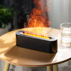 Humidificateur d'air effet flamme – lumière 7 couleurs, USB