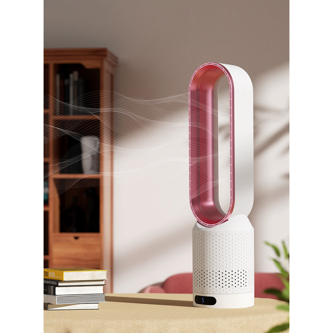Ventilateur colonne sans pales avec filtre – 8 vitesses, oscillation 90°, télécommande