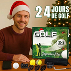 Calendrier de l'avent golf – 24 accessoires avec outil de traçage de balle