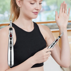 Stylo de massage électrique à impulsions – tête boule, intensité réglable sur écran