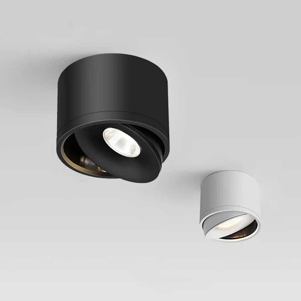 Spot de plafond orientable – montage en saillie, tête pivotante