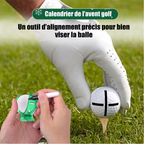 Calendrier de l'avent golf – 24 accessoires avec serviette, manchettes et chaussettes