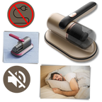 Aspirateur anti-acariens sans fil – lampe UV-C, brosse rotative et tapotement
