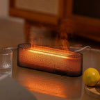 Humidificateur d'air effet flamme – lumière 7 couleurs, USB