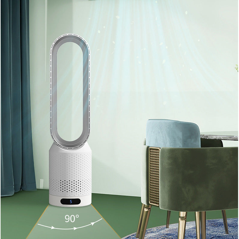 Ventilateur colonne sans pales avec filtre – 8 vitesses, oscillation 90°, télécommande