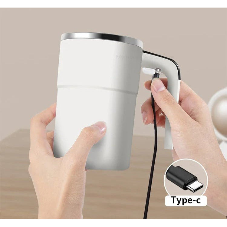Mug mélangeur automatique – écran de température et batterie rechargeable