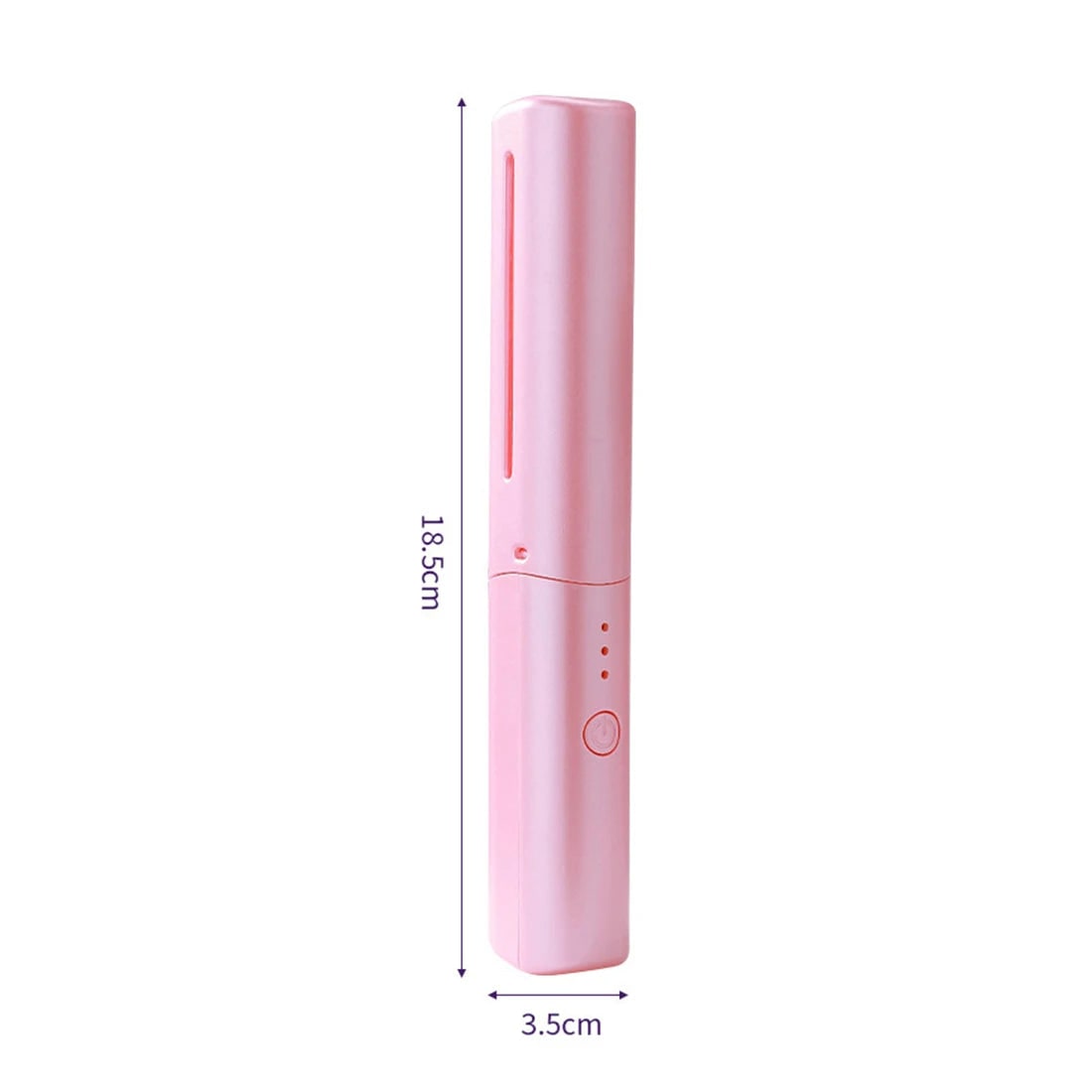 Peigne lissant chauffant sans fil – dents céramique, capuchon de protection