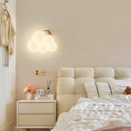 Applique murale nuage pour chambre d'enfant – veilleuse LED avec figurine