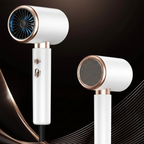 Sèche-cheveux ionique – embout concentrateur, air chaud et froid