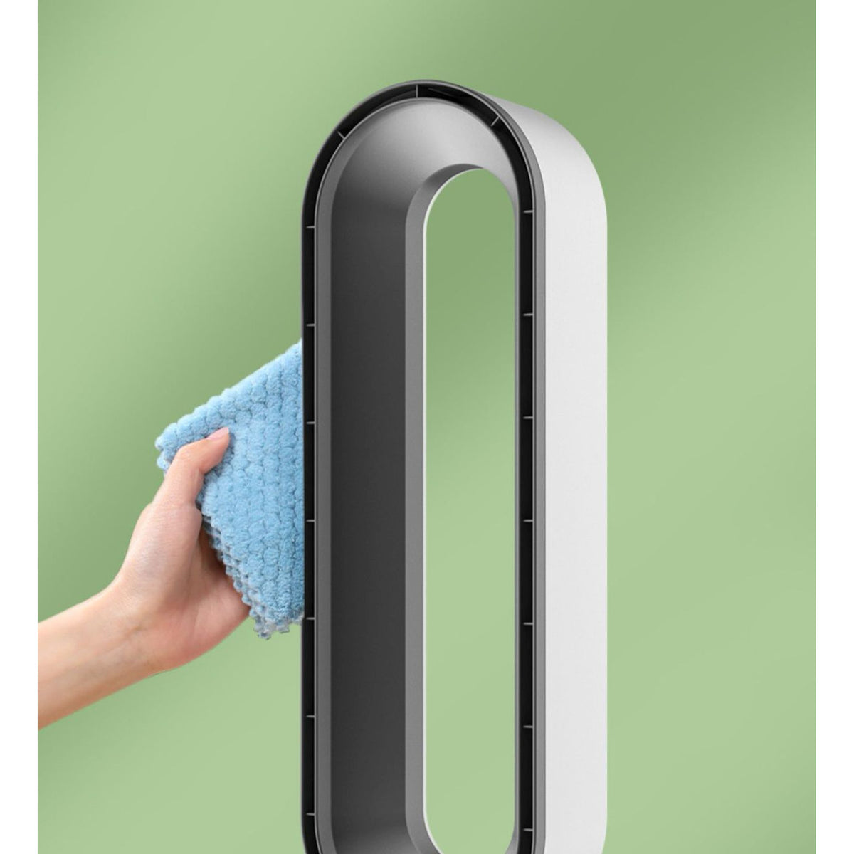 Ventilateur colonne sans pales avec filtre – 8 vitesses, oscillation 90°, télécommande