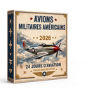 Calendrier de l'avent avions – 24 ornements en acrylique à suspendre, trois modèles