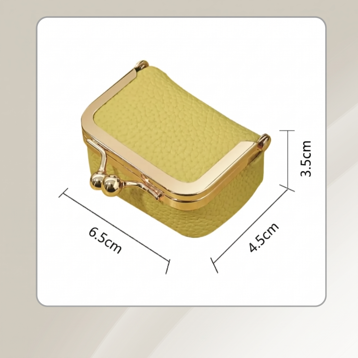 Boîte à bijoux de voyage – cuir grainé, fermoir à clip et intérieur compartimenté