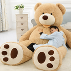 Housse d'ours en peluche géant – à garnir soi-même, sept tailles
