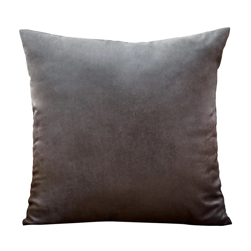 Housse de coussin en velours uni – fermeture invisible, huit coloris