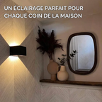 Applique murale extérieure sans fil – détecteur de mouvement et faisceau réglable
