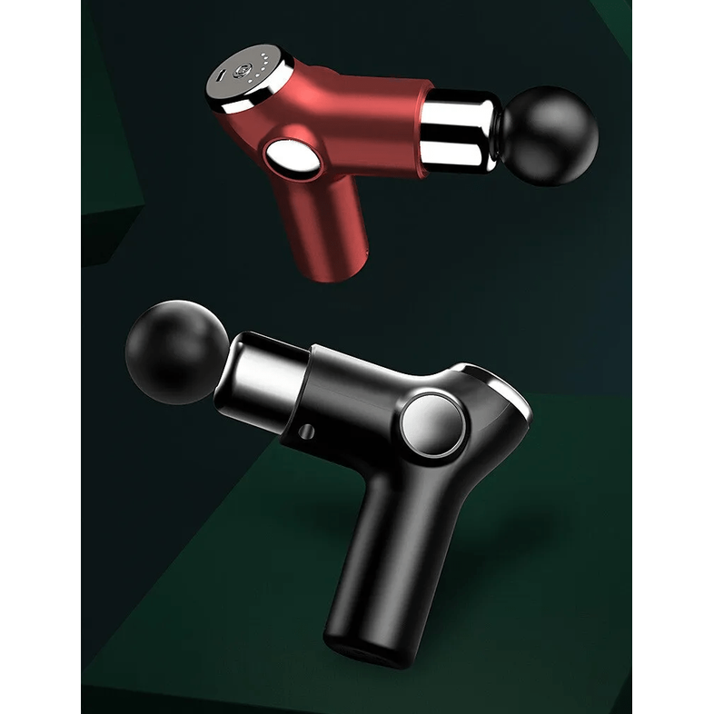 Pistolet de massage compact – percussion, batterie USB-C, tête boule