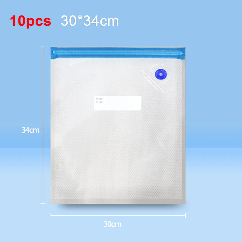 Pompe à vide alimentaire rechargeable – sacs réutilisables
