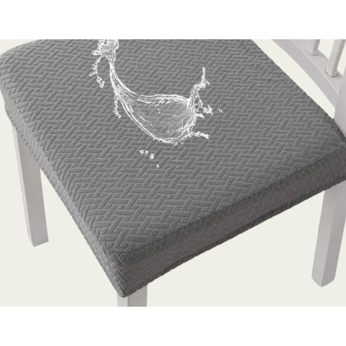 Housse d'assise de chaise extensible – tissu déperlant