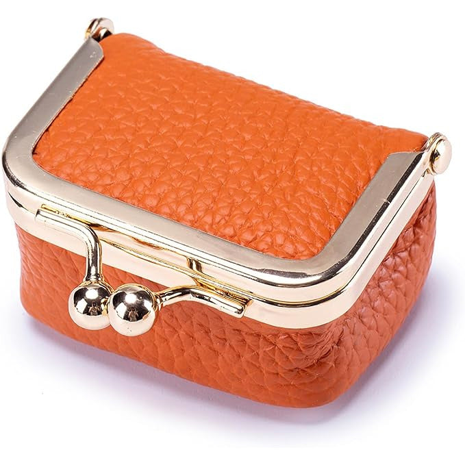 Boîte à bijoux de voyage – cuir grainé, fermoir à clip et intérieur compartimenté