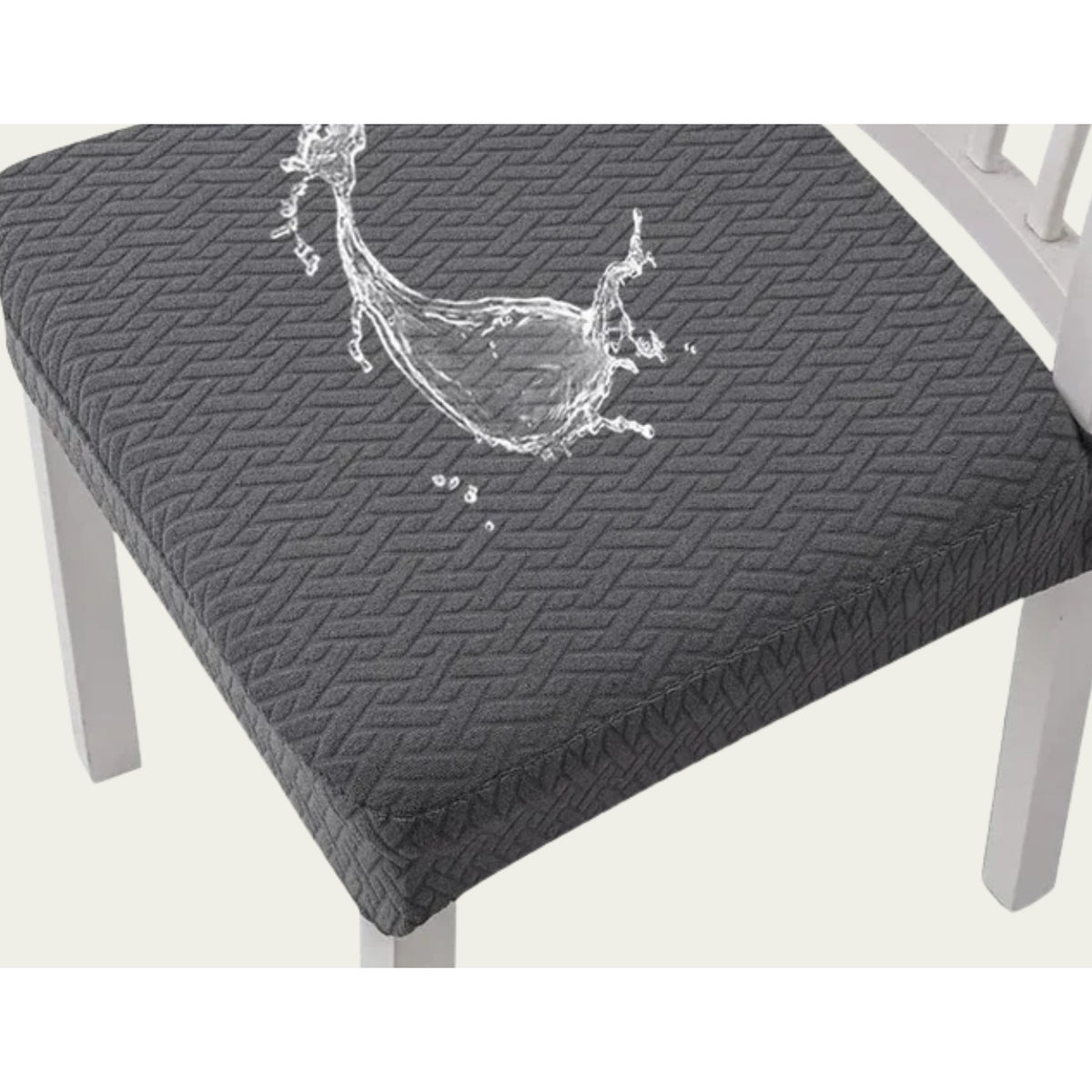 Housse d'assise de chaise extensible – tissu déperlant