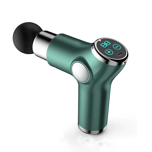 Pistolet de massage compact – percussion, batterie USB-C, tête boule