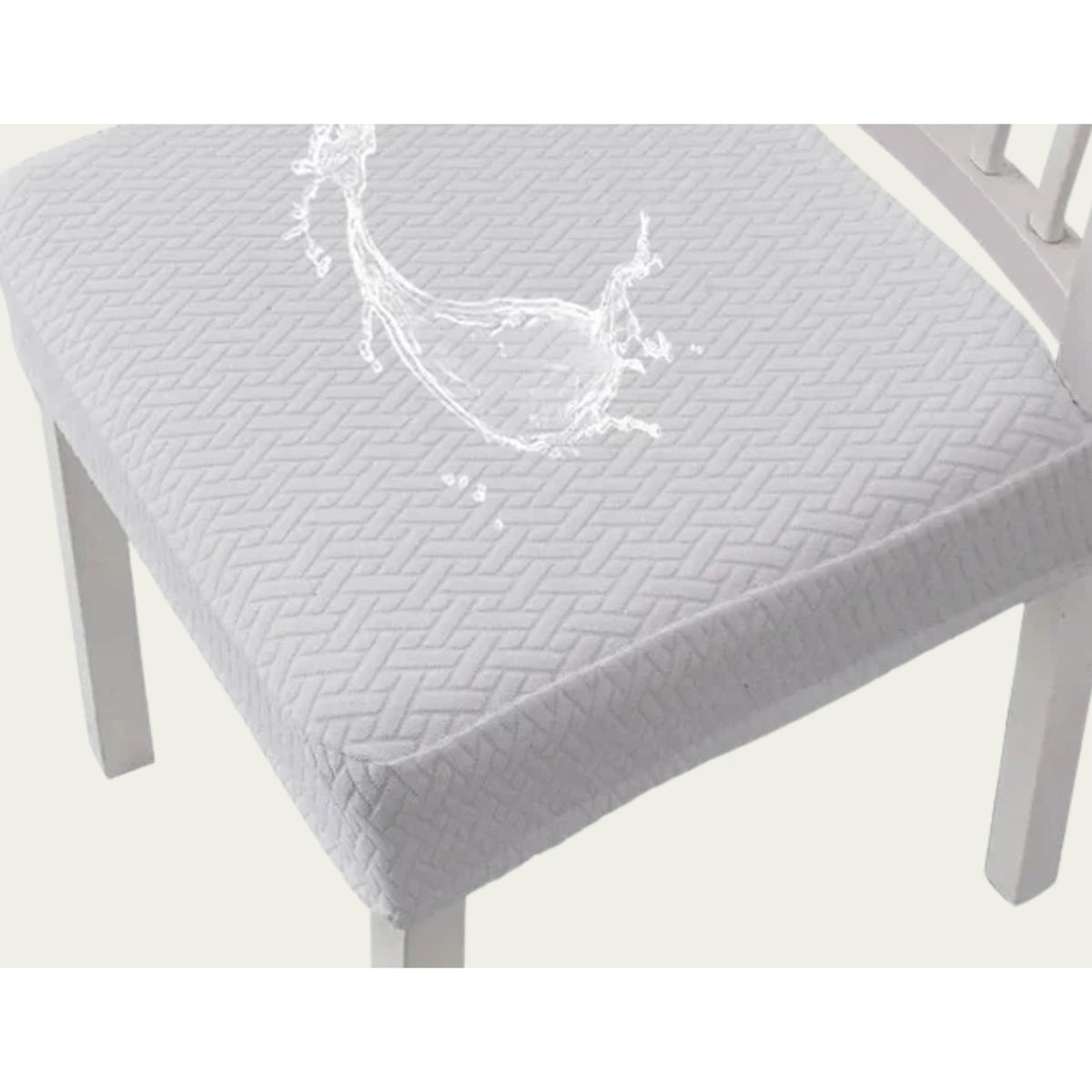 Housse d'assise de chaise extensible – tissu déperlant