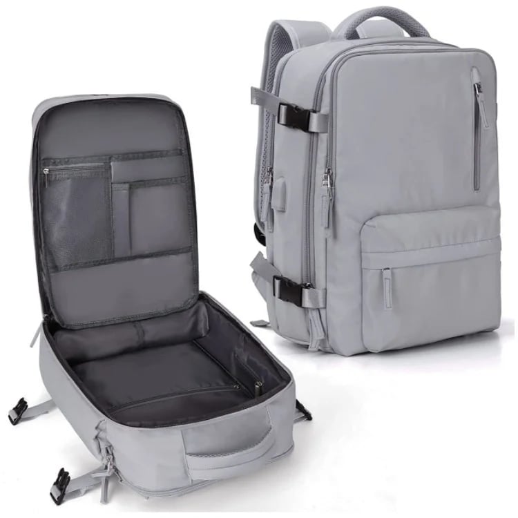 Sac à dos de voyage 35 L – compartiment à chaussures et port USB