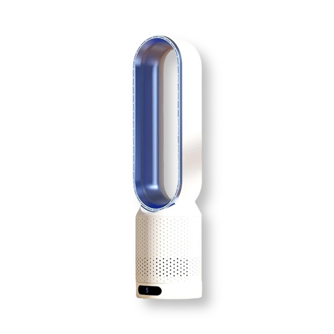 Ventilateur colonne sans pales avec filtre – 8 vitesses, oscillation 90°, télécommande