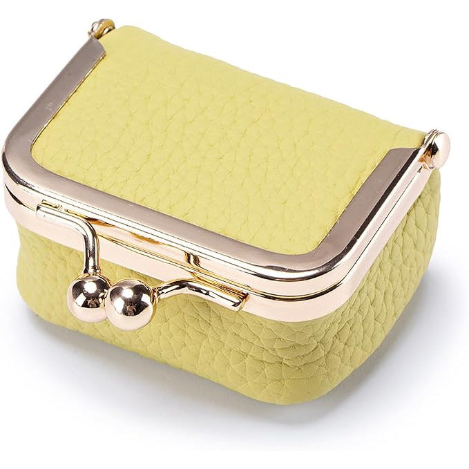 Boîte à bijoux de voyage – cuir grainé, fermoir à clip et intérieur compartimenté
