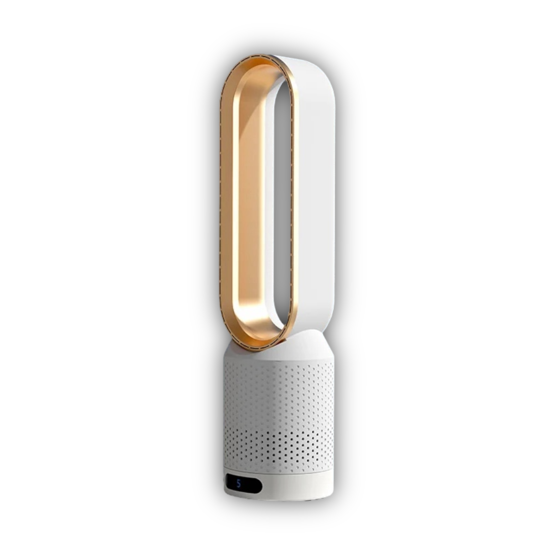Ventilateur colonne sans pales avec filtre – 8 vitesses, oscillation 90°, télécommande