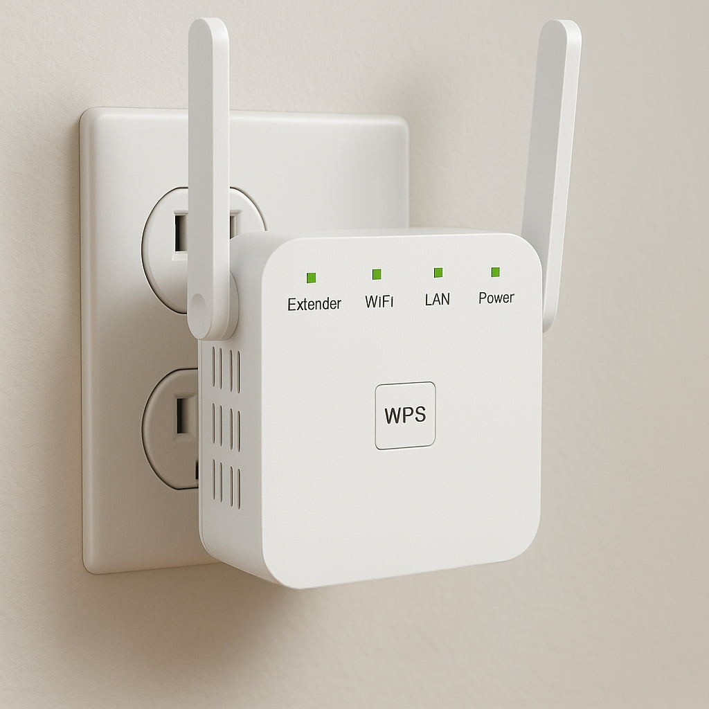 Répéteur wifi double bande – installation par bouton WPS