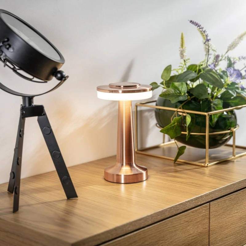 Lampe de chevet sans fil – intensité réglable et commande tactile