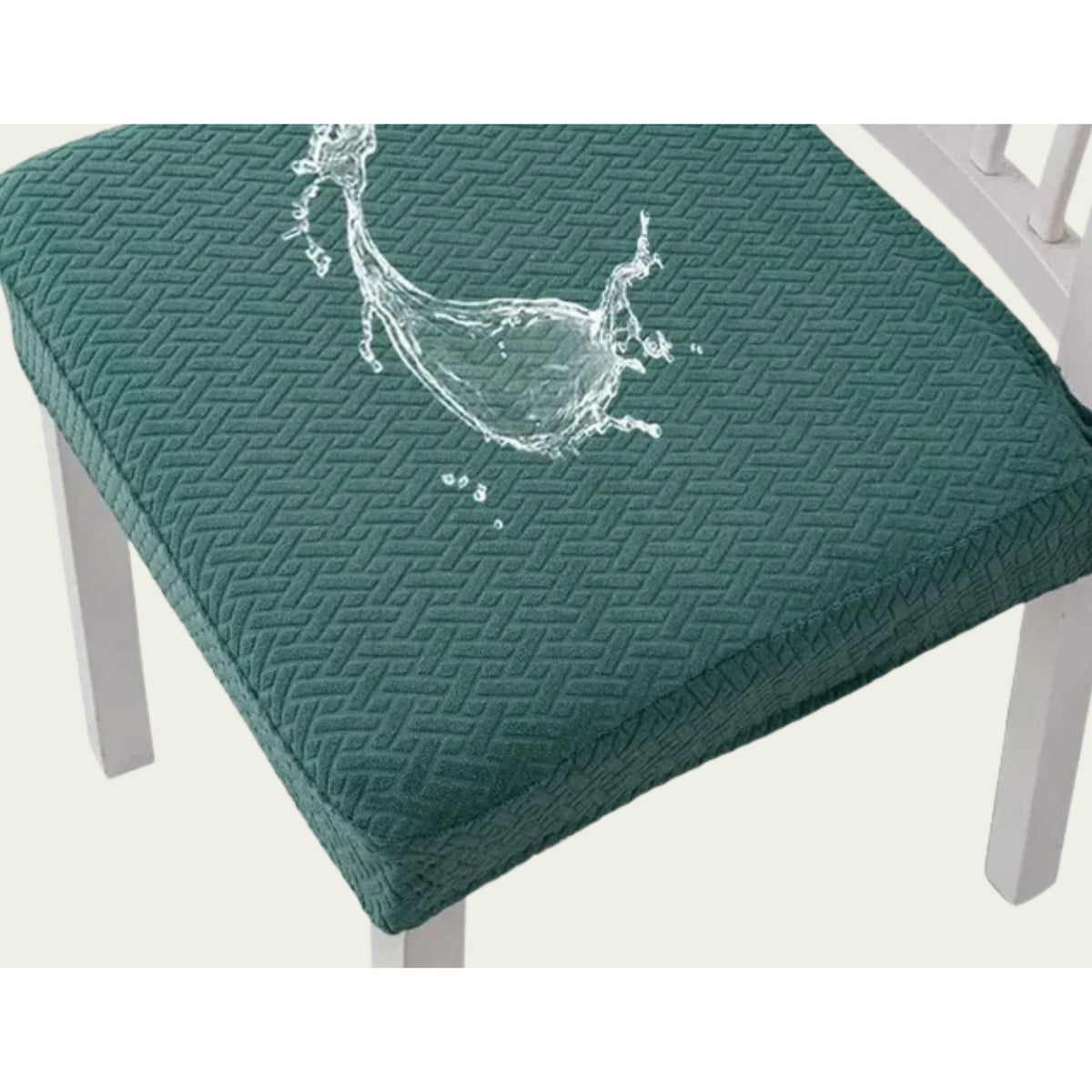 Housse d'assise de chaise extensible – tissu déperlant
