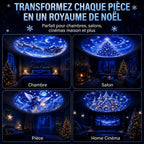Veilleuse décorée avec projecteur – 8 motifs festifs