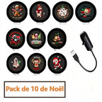 Projecteur lumineux – décoration festive murale et plafond