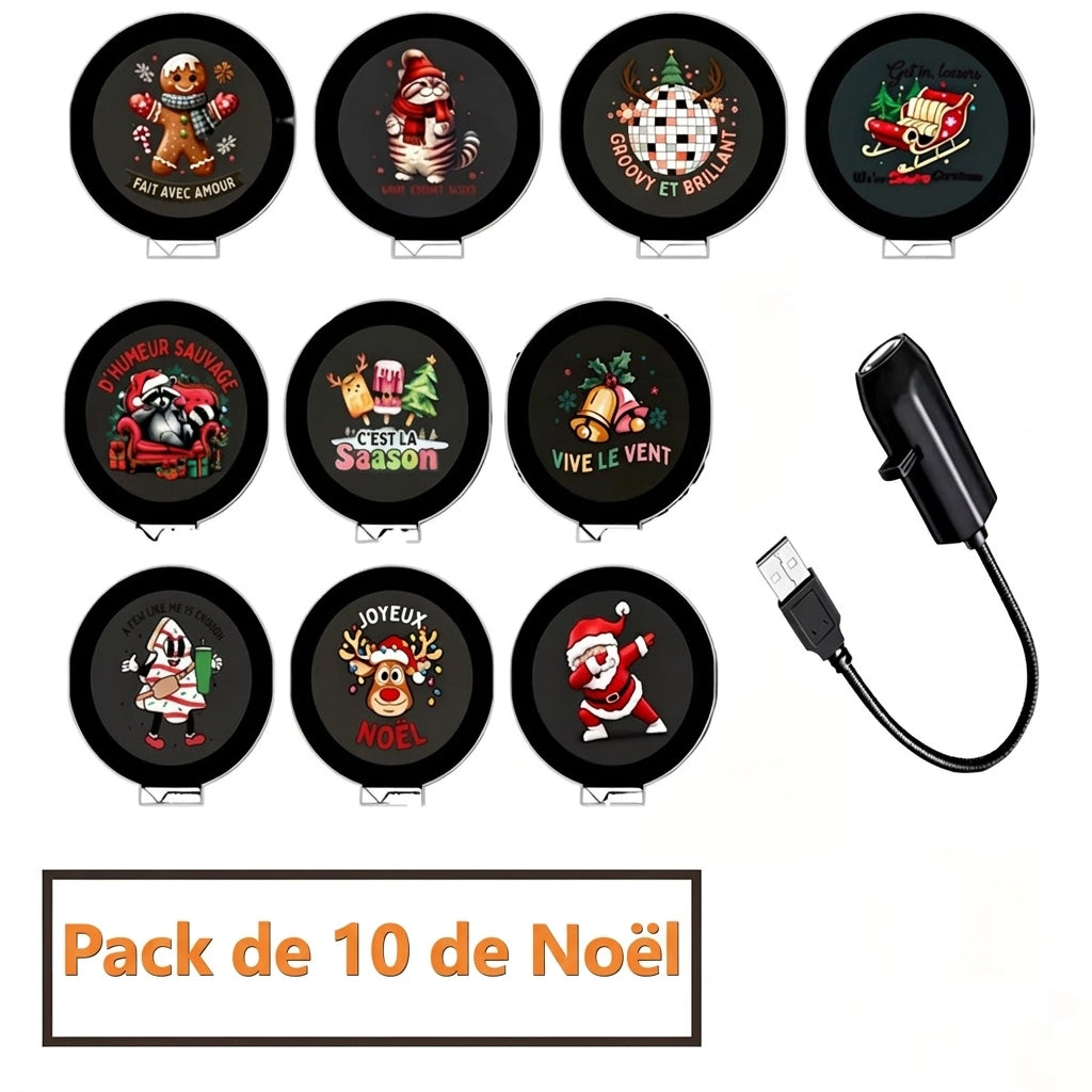 Projecteur lumineux – décoration festive murale et plafond