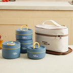 Lunch box isotherme empilable en inox – 2 compartiments