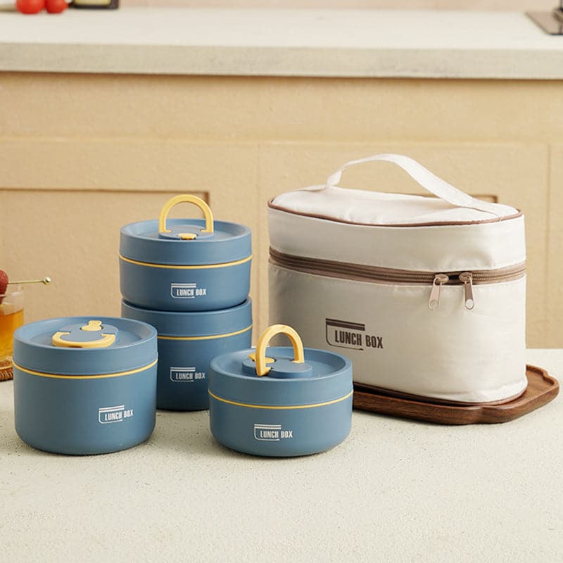 Lunch box isotherme empilable en inox – 2 compartiments