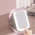 Vanity case avec miroir LED – rangement maquillage à compartiments