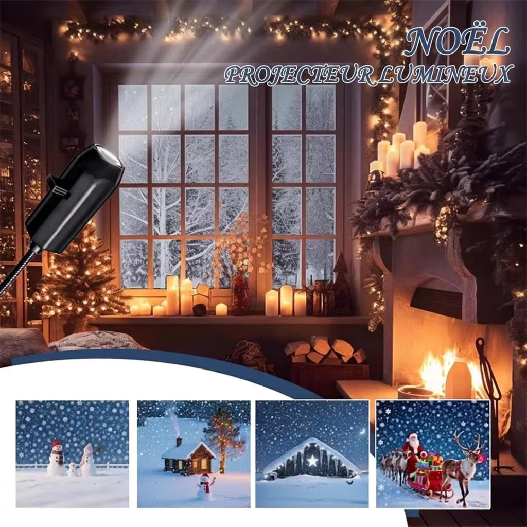 Projecteur lumineux – décoration festive murale et plafond