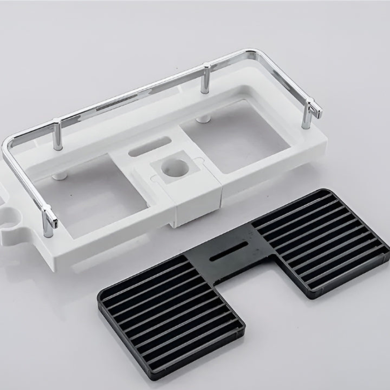 Étagère de douche sans perçage – support réglable pour barre